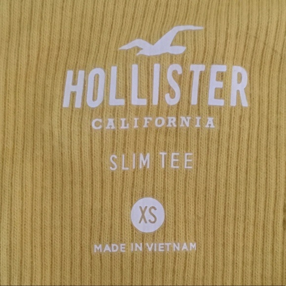 Hollister yellow slim tee - Picture 3 of 3